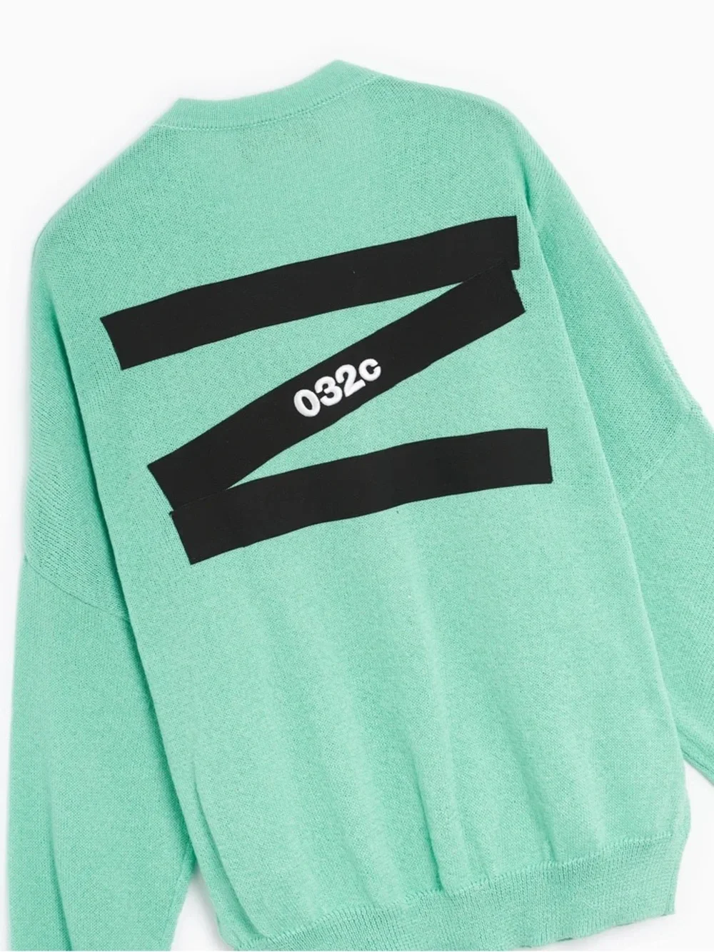 032c RARE St. Marks Off Green Oversized Cardigan Medium SS26